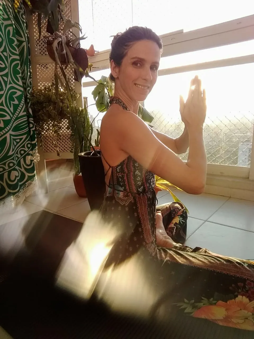 Vanessa Dinat, professora de Yoga